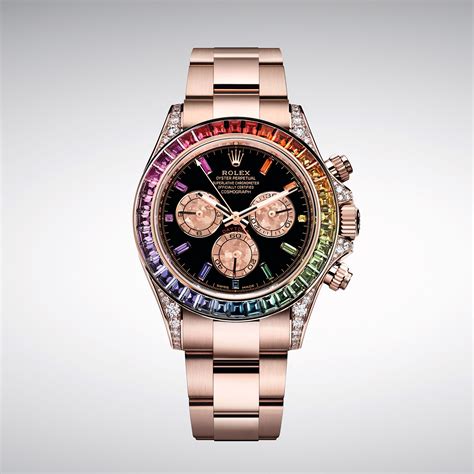 rolex daytona yellow gold rainbow|rolex 116595 rainbow price.